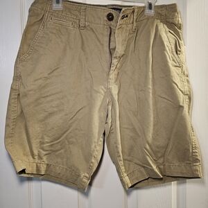American Eagle Outfitters Khaki Flat Front Shorts